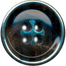 Baskılı Boynuz Düğme